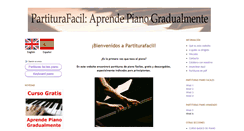 Desktop Screenshot of partiturafacil.com